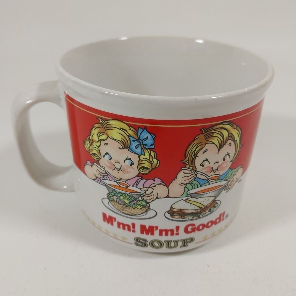 Campbell's Soup Kids 1989 "M'm M'm Good" Soup Mug Cup Vintage